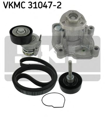 VKMC 31047-2 SKF - Насос охолоджуючої рідини + комплект зубчатого ремня1